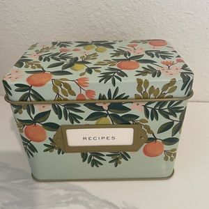 RIFLE PAPER CO. Citrus Floral Recipe Tin